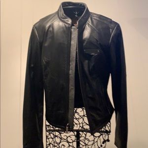 Harley Davidson all leather fitted jacket